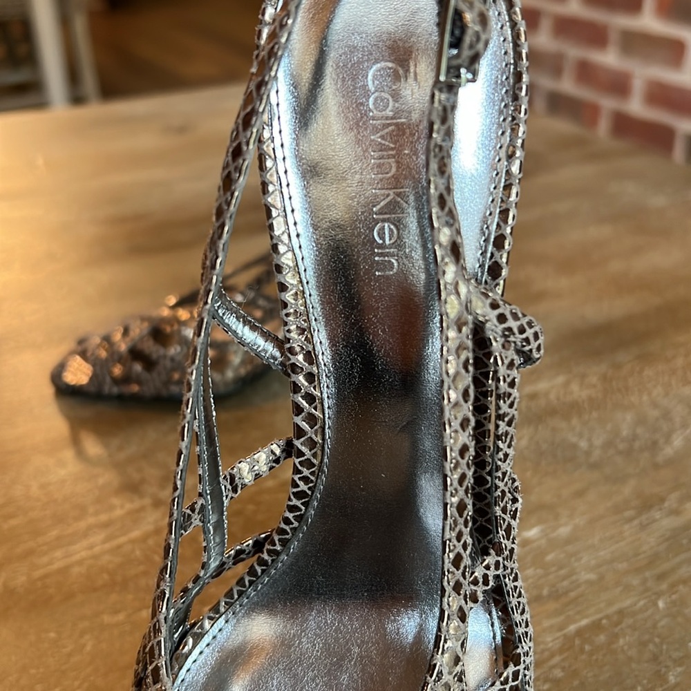 Calvin Klein Bronze Night Owl Slingback - Picture 7 of 9